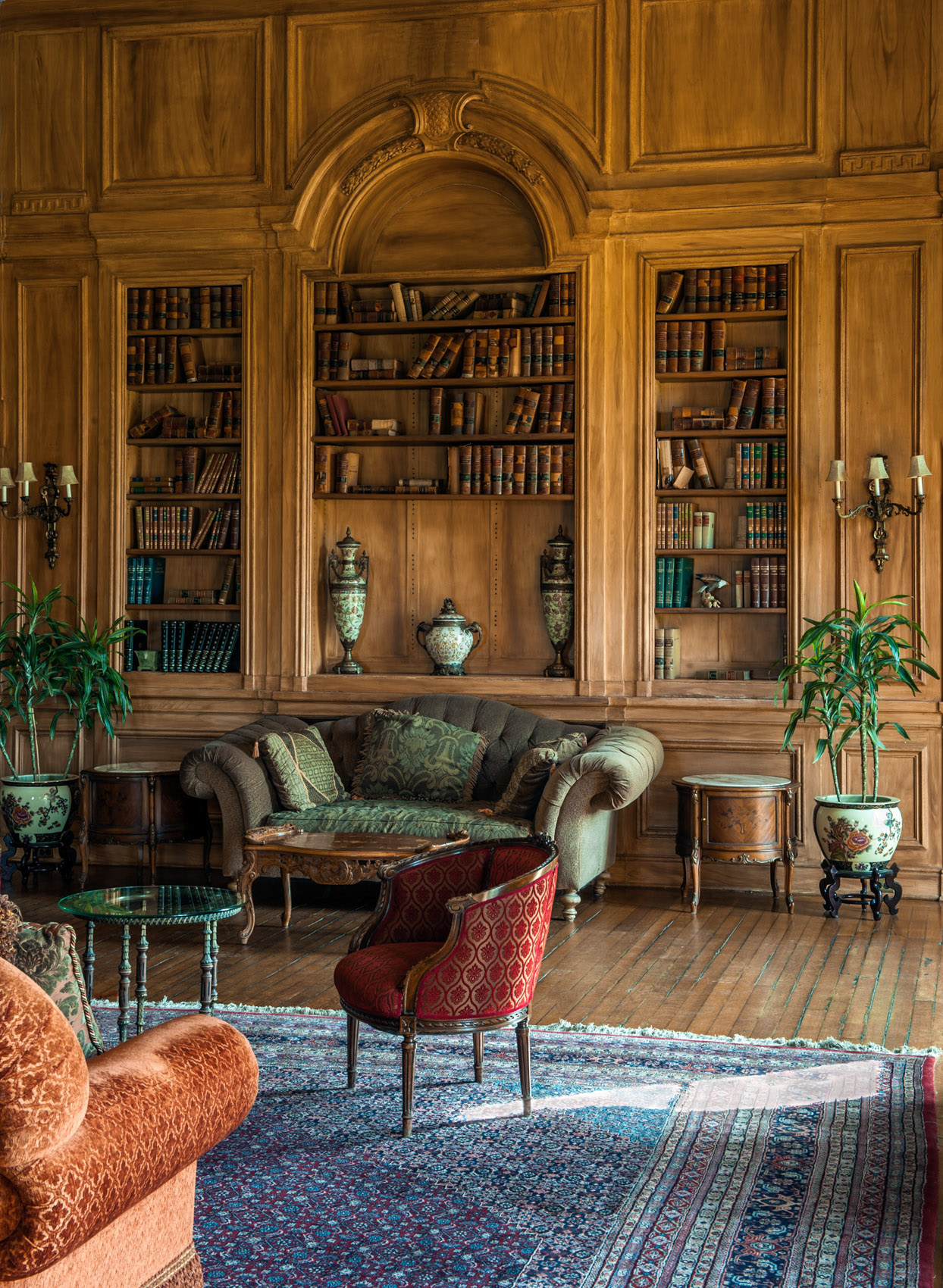121017-074 Library at Oheka Castle, Long Island
