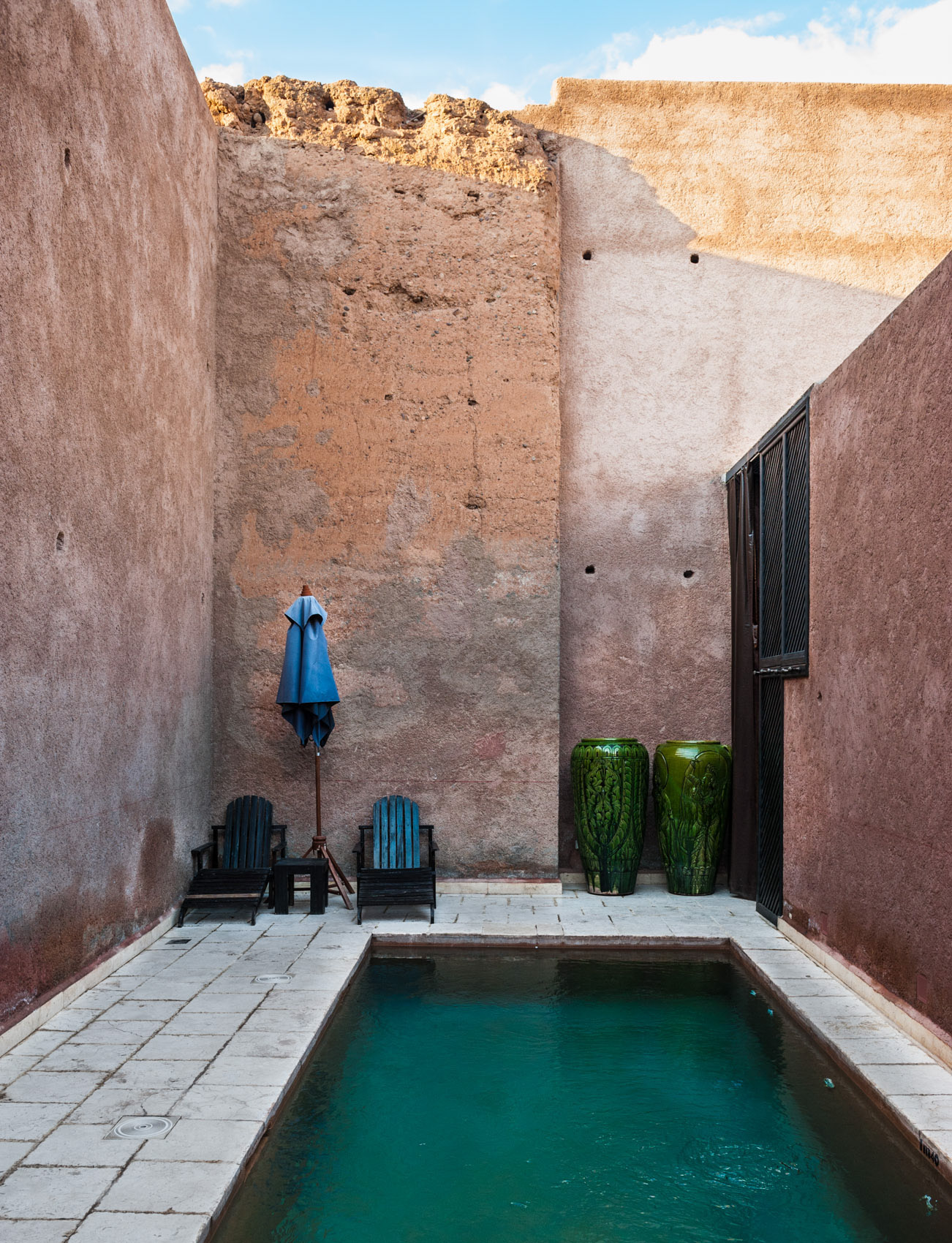 130122-364 Pool in courtyard, Marrakech
